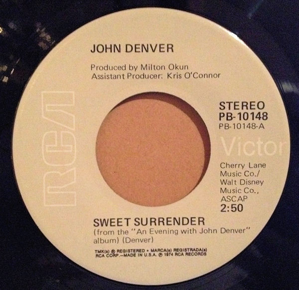 John Denver - Sweet Surrender (7", Single)