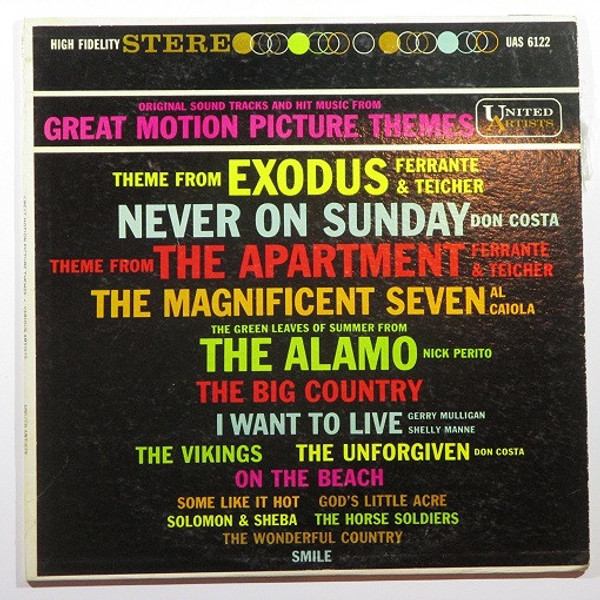 Various - Original Sound Tracks And Hit Music From Great Motion Picture Themes (LP, Comp)