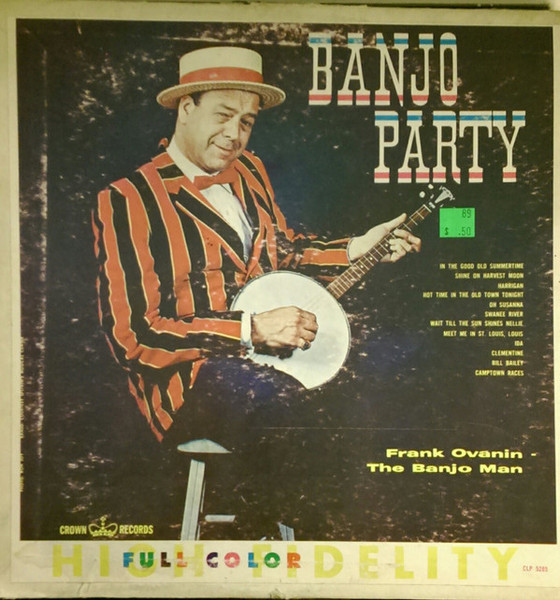 Frank Ovanin - Banjo Party (LP, Album, Mono)