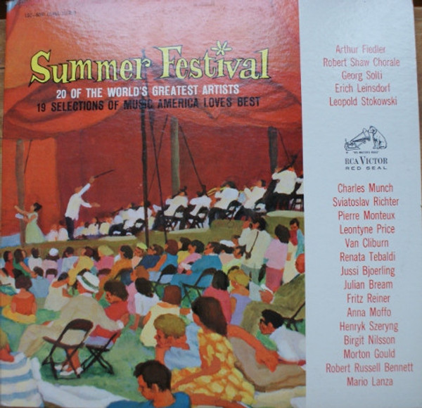 Various - Summer Festival - 20 Of The World's Greatest Artists - 19 Selections Of Music America Loves Best (2xLP, Comp)