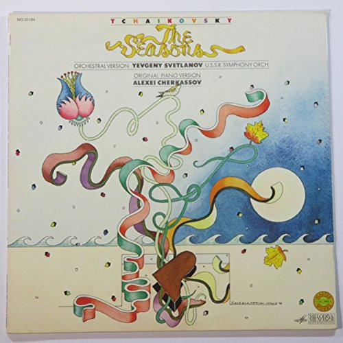 Tchaikovsky* - Yevgeny Svetlanov*, U.S.S.R. Symphony Orch.* / Alexei Cherkassov* - The Seasons (Orchestral Version / Original Piano Version) (2xLP, Album)