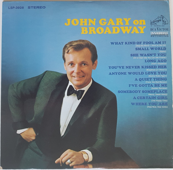 John Gary - John Gary On Broadway (LP)