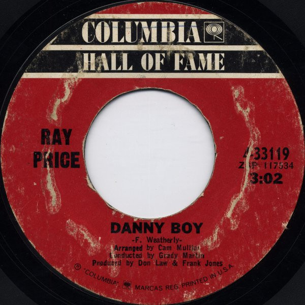 Ray Price - Danny Boy / I'm Still Not Over You (7", RE)