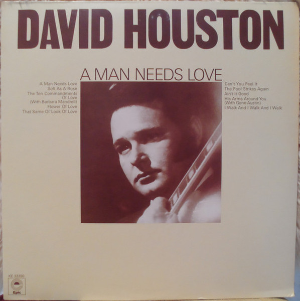 David Houston - A Man Needs Love (LP, Album)