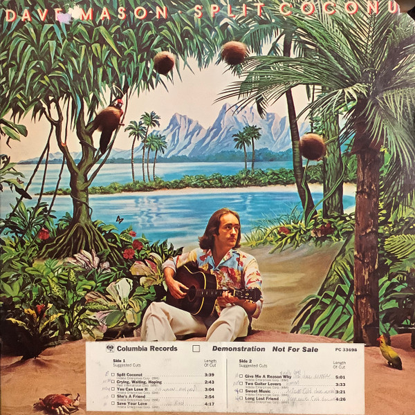 Dave Mason - Split Coconut - Columbia - PC 33698 - LP, Album, Promo, Gat 730399809