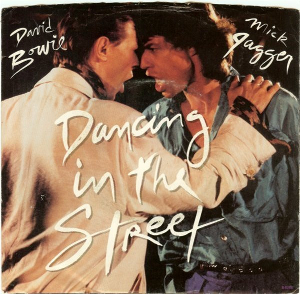 David Bowie And Mick Jagger - Dancing In The Street (7", Single, Jac)