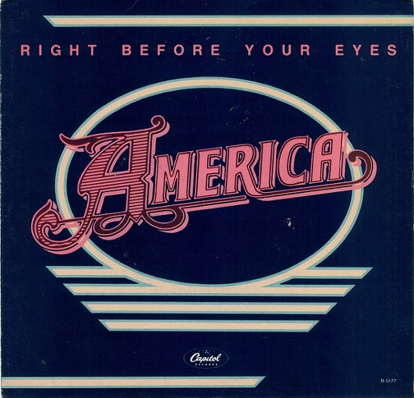 America (2) - Right Before Your Eyes (7", Single, Win)