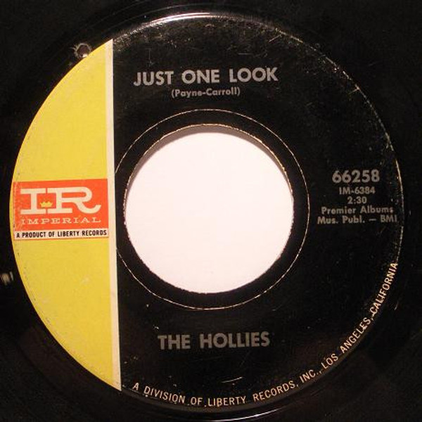 The Hollies - Just One Look (7", Single, RE)