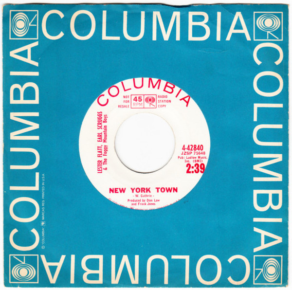 Lester Flatt, Earl Scruggs* & The Foggy Mountain Boys - New York Town / Mama Don't Allow It (7", Single, Promo)