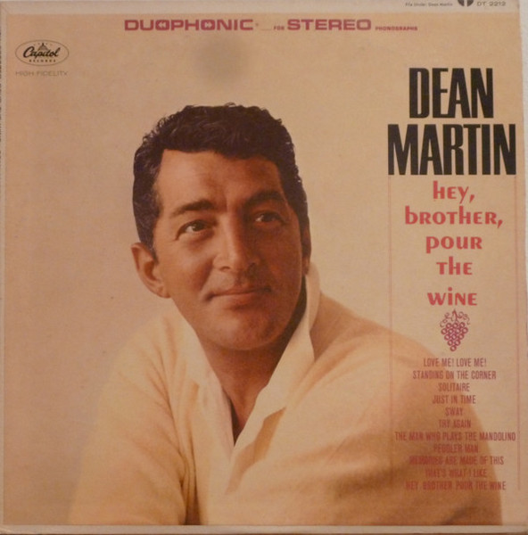 Dean Martin - Hey, Brother, Pour The Wine (LP, Comp, Duo)