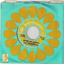 The Chordettes - Never On Sunday/The Exodus Song (7", RE)