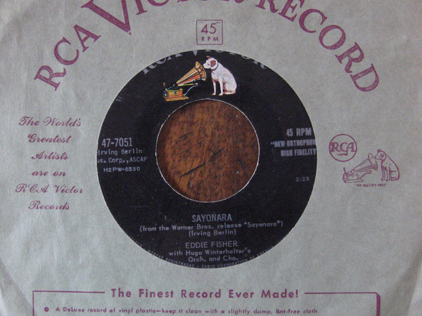 Eddie Fisher - Sayonara / That's The Way It Goes (7")
