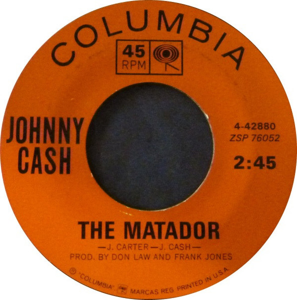 Johnny Cash - The Matador (7", Single, Styrene, Ter)