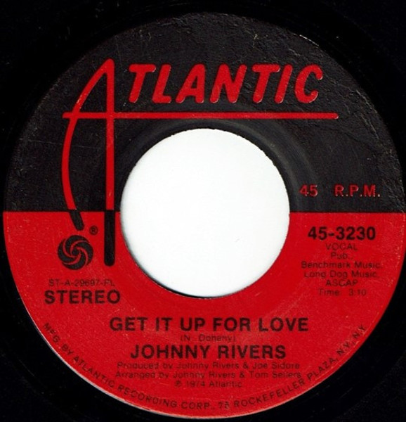 Johnny Rivers - Get It Up For Love/John Lee Hooker '74 (7", Single, PL )