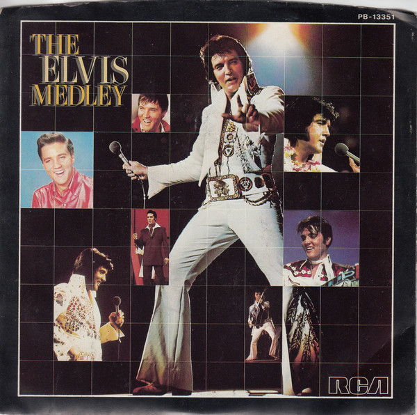 Elvis Presley - The Elvis Medley (7", Single, Mon)