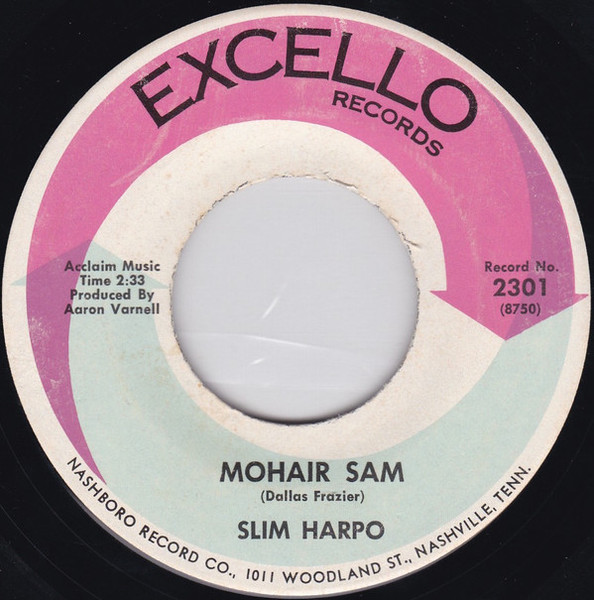 Slim Harpo - Mohair Sam / I Just Can't Leave You (7", Single)