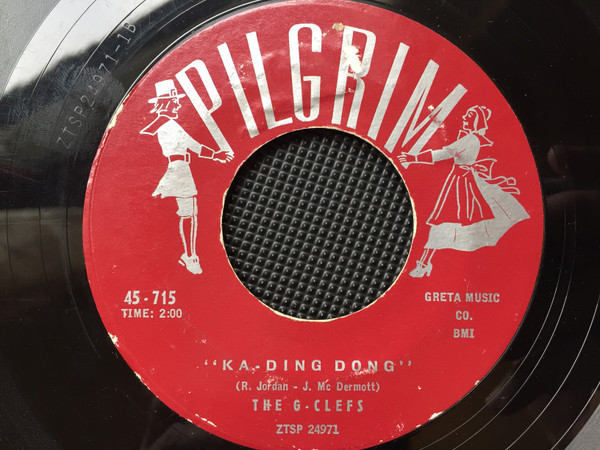 The G-Clefs - Ka-Ding Dong / Darla, My Darlin' (7", Single)