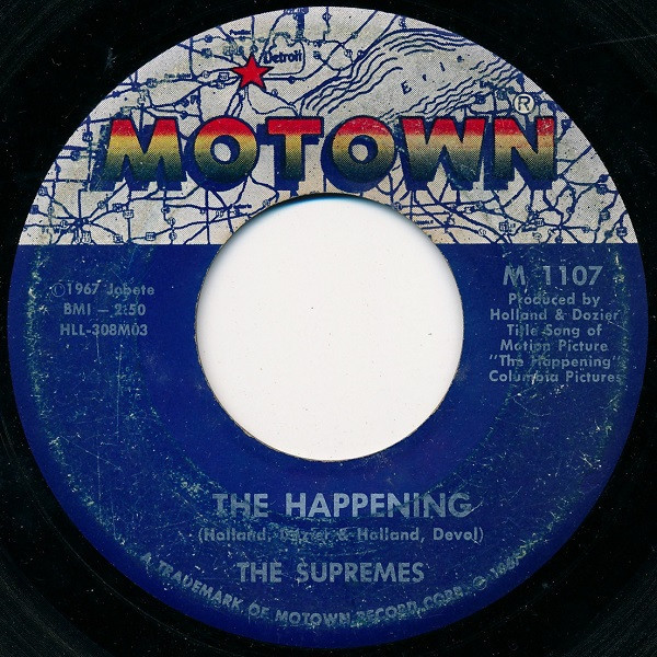 The Supremes - The Happening - Motown - M 1107 - 7", Single, Nas 753943117