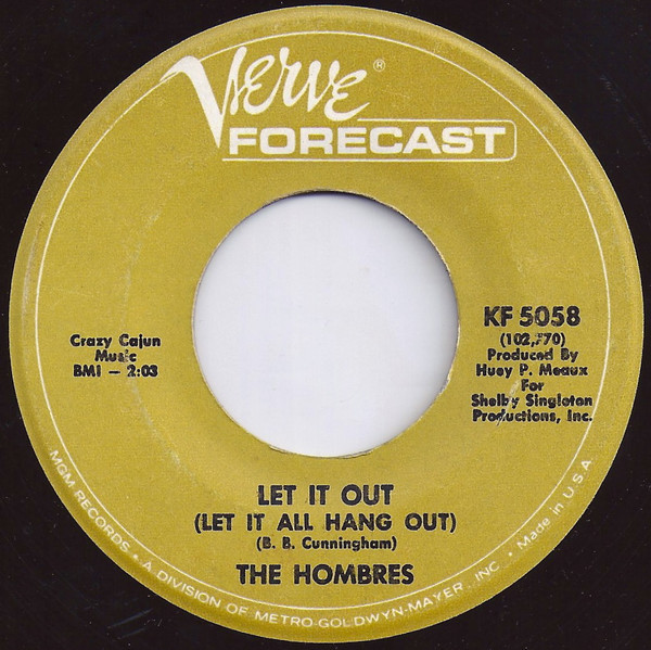The Hombres - Let It Out (Let It All Hang Out) - Verve Forecast - KF 5058 - 7", Single 756060978