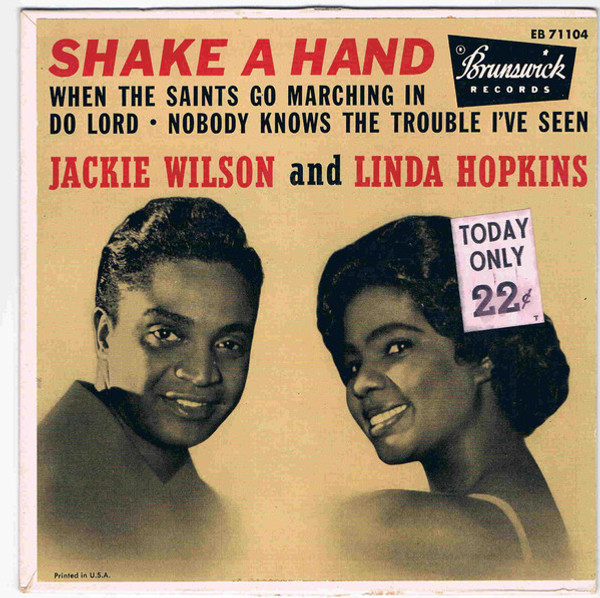 Jackie Wilson And Linda Hopkins - Shake A Hand (7", EP)
