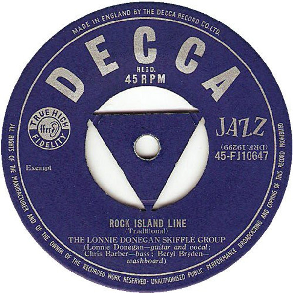 The Lonnie Donegan Skiffle Group* - Rock Island Line  (7")
