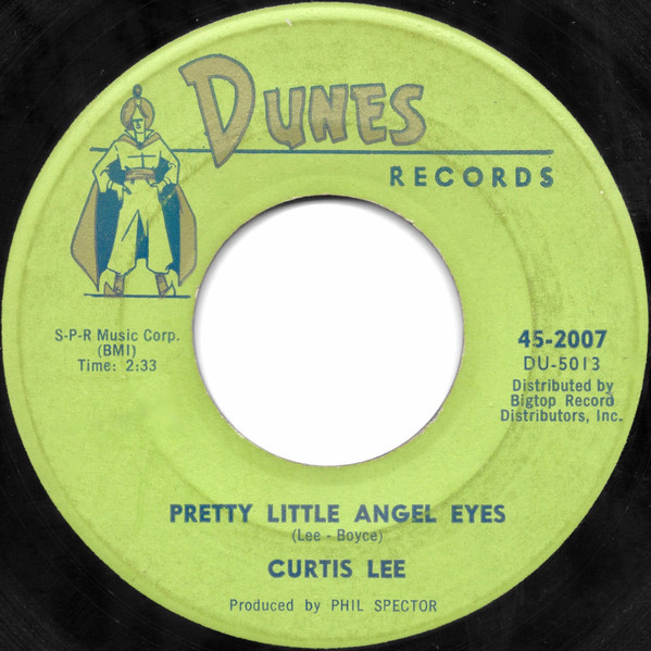 Curtis Lee - Pretty Little Angel Eyes / Gee How I Wish You Were Here (7", Single, MGM)