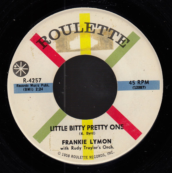 Frankie Lymon With Rudy Traylor's Orch.* - Little Bitty Pretty One / Creation Of Love (7", Single)