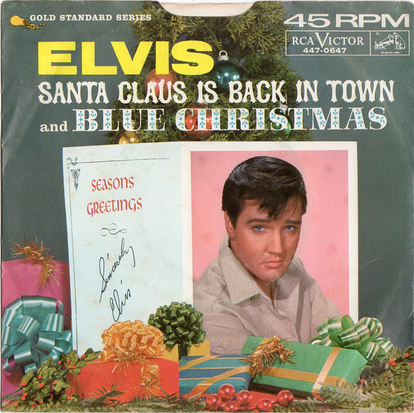 Elvis Presley - Blue Christmas (7", Single)