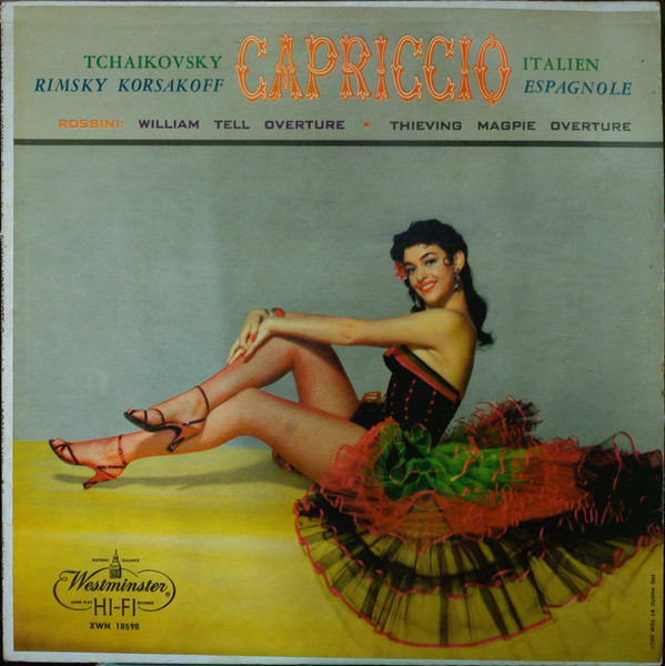 Philharmonic Symphony Orchestra Of London*, The London Symphony Orchestra, Hermann Scherchen - Tchaikovsky: Capriccio Italien; Rimsky-Korsakoff: Capriccio Espagnol; Rossini: William Tell (LP, Album)