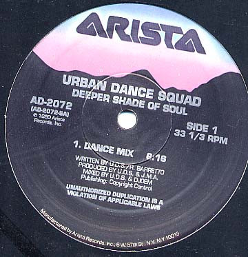 Urban Dance Squad - Deeper Shade Of Soul (12", Single)