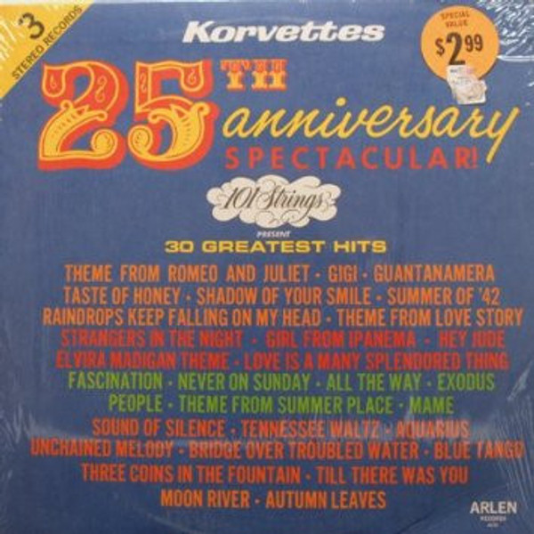 101 Strings - Korvettes 25th Anniversary Spectacular! (3xLP, Comp)