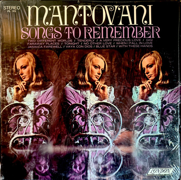 Mantovani And His Orchestra - Songs To Remember - London Records - PS-193 - LP 773310908