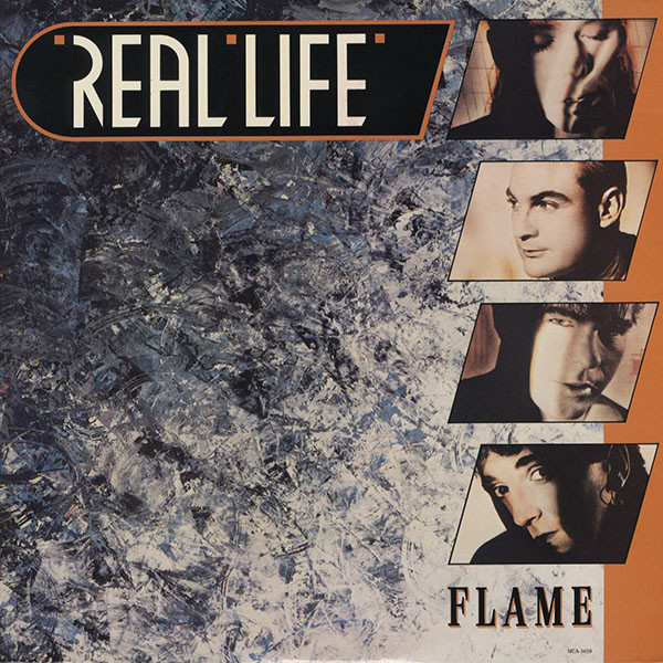 Real Life - Flame (LP, Album, Glo)