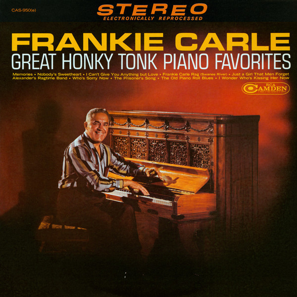 Frankie Carle - Great Honky Tonk Piano Favorites - RCA Camden - CAS-950(e) - LP, Album 779414373