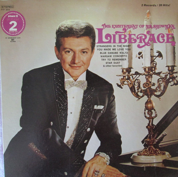 Liberace - The Excitement Of Mr. Showman (2xLP, Comp)
