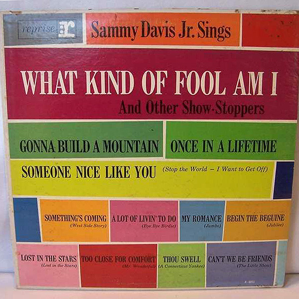 Sammy Davis Jr. - Sammy Davis Jr. Sings What Kind Of Fool Am I And Other Show-Stoppers (LP, Album, Mono)
