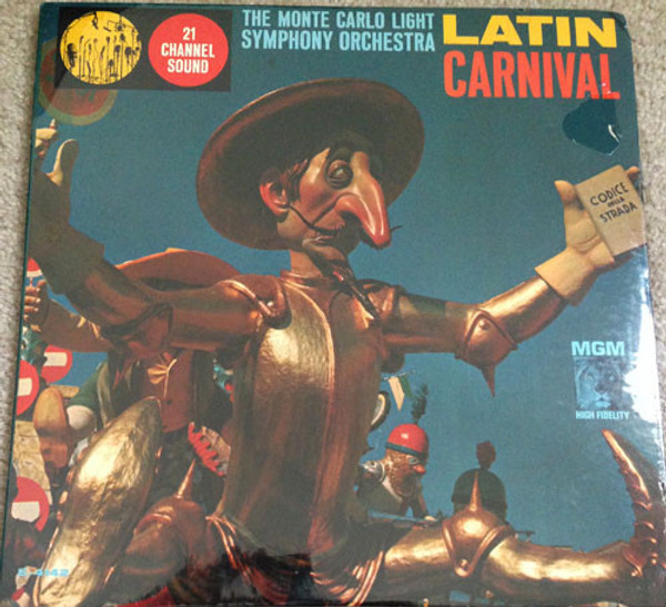 The Monte Carlo Light Symphony Orchestra - Latin Carnival (LP, Album, Mono)