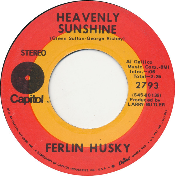 Ferlin Husky - Heavenly Sunshine (7", Single)