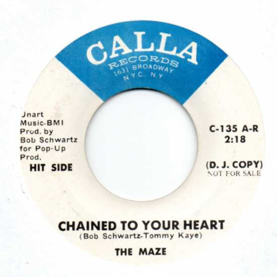 The Maze (6) - Chained To Your Heart (7", Single, Promo)