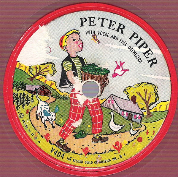 Unknown Artist - Peter Piper (6½", Red)