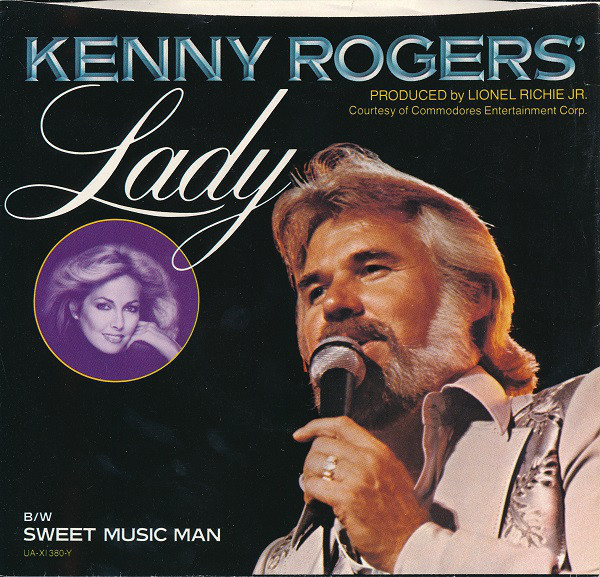 Kenny Rogers - Lady / Sweet Music Man (7", Single, Win)