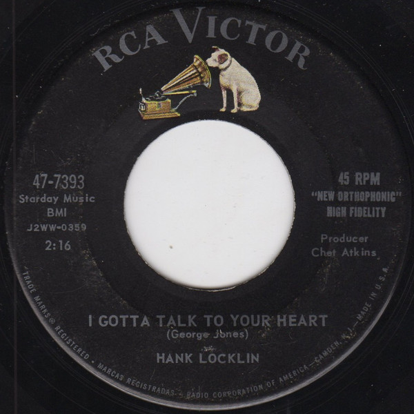 Hank Locklin - I Gotta Talk To Your Heart / The Other Side Of The Door (7", Single)