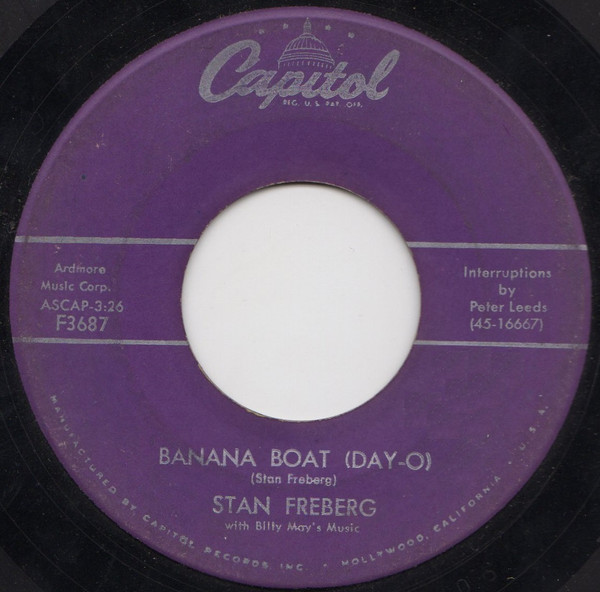 Stan Freberg - Banana Boat (Day-O) (7", Single, Scr)
