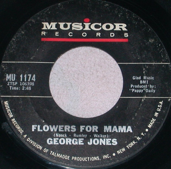 George Jones (2) - Flowers For Mama (7", Single)
