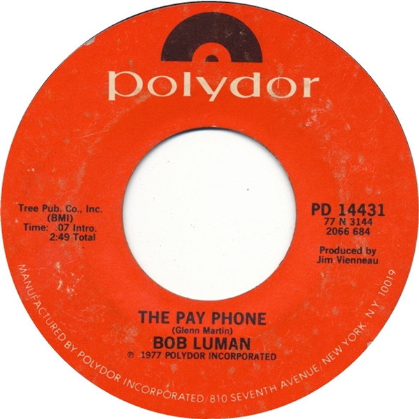 Bob Luman - The Pay Phone (7", Single)
