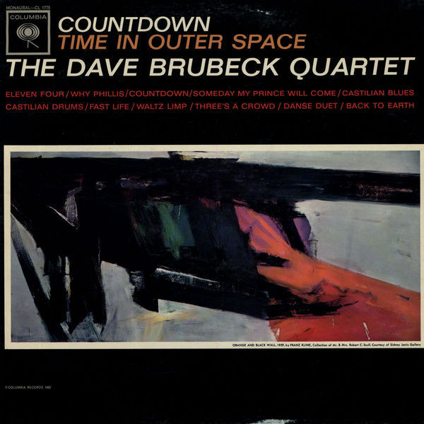 The Dave Brubeck Quartet - Countdown Time In Outer Space (LP, Album, Mono, RP)