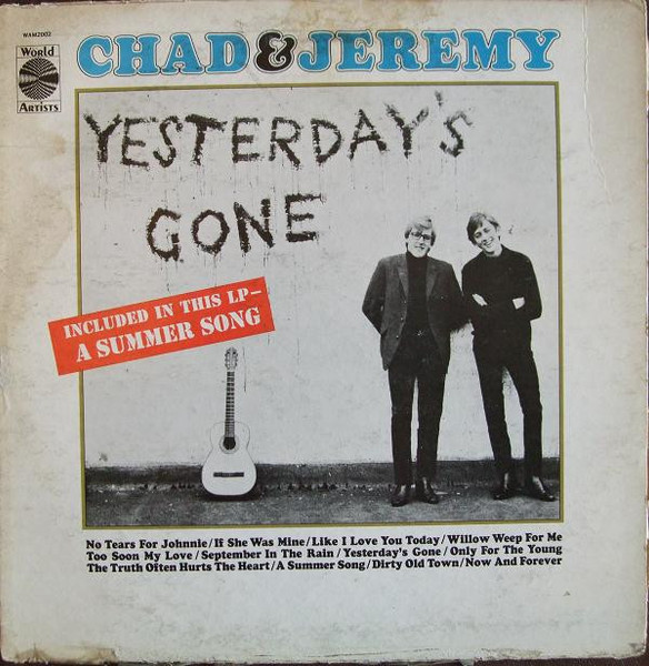 Chad & Jeremy - Yesterday's Gone (LP, Album, Mono)