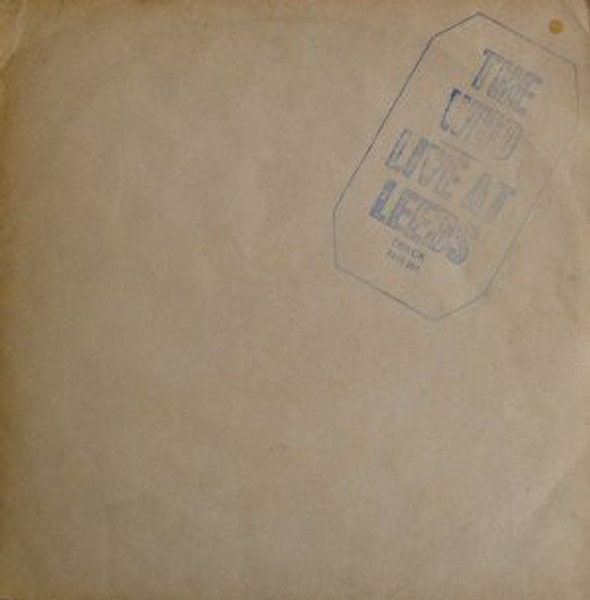 The Who - Live At Leeds (LP, Album, Pin)