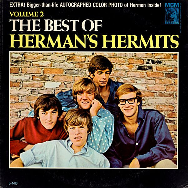 Herman's Hermits - Volume 2: The Best Of Herman's Hermits - MGM Records, MGM Records - E-4416, E4416 - LP, Comp, Mono 812545481