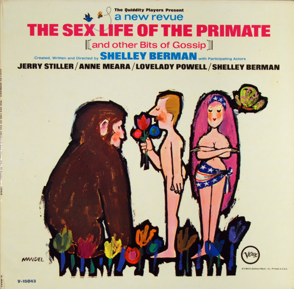 Shelley Berman - The Sex Life Of The Primate (And Other Bits Of Gossip) - Verve Records, Verve Records - V-15043, V/15043 - LP, Mono 816666784